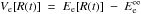 \hbox{$ V_{\rm e}[R(t)]~=~E_{\rm e}[R(t)]~-~E_{\rm e}^{\infty} $}