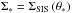 Mathematical equation: \hbox{$\Sigma_{\ast}=\Sigma_{\rm SIS}\left (\theta_{\ast}\right )$}
