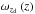 Mathematical equation: \hbox{$\omega_{z_{\rm d}}\left (z\right )$}