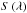 Mathematical equation: \hbox{$S\left (\lambda\right )$}