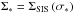 Mathematical equation: \hbox{$\Sigma_{\ast} = \Sigma_{\rm SIS}\left (\sigma_{\ast}\right )$}