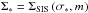 Mathematical equation: \hbox{$\Sigma_{\ast} = \Sigma_{\rm SIS}\left (\sigma_{\ast},m\right )$}