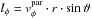Mathematical equation: \hbox{$\rm {\it l}_\phi = {\it v}_\phi^{\text{par}} \cdot {\it r} \cdot \sin{ \vartheta}$}