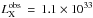 Mathematical equation: \hbox{$L_{\rm X}^{\rm obs} \, = \, 1.1 \times 10^{33}$}