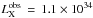 Mathematical equation: \hbox{$L_{\rm X}^{\rm obs} \, = \, 1.1 \times 10^{34}$}