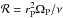Mathematical equation: \hbox{$\mathcal{R} = r_{\rm P}^2 \Omega_{\rm P}/\nu$}