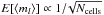 Mathematical equation: \hbox{$E[\left\langle m_l\right\rangle] \propto 1/\!\sqrt{N_\mathrm{cells}}$}