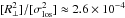 Mathematical equation: \hbox{$[R_{\perp}^2]/[\sigma_{\rm los}^2] \approx 2.6\times 10^{-4}$}