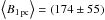 Mathematical equation: \hbox{$\left< B_{1\,{\rm pc}} \right> = (174 \pm 55)$}