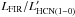 Mathematical equation: \hbox{$L_{\rm FIR}/L'_{\rm HCN(1-0)}$}