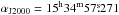 Mathematical equation: \hbox{$\alpha_{\rm J2000}=15^{\rm h}34^{\rm m}57\fs271$}