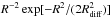 Mathematical equation: \hbox{$R^{-2}\exp[-R^{2}/(2R_{\rm diff}^{2})]$}