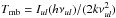 Mathematical equation: \hbox{$T_{\rm mb}=I_{ul}(h \nu_{ul})/(2 k \nu_{ul}^2)$}