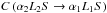 Mathematical equation: \hbox{$C\left( \alpha _{2}L_{2}S\rightarrow \alpha _{1}L_{1}S\right) $}