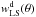 Mathematical equation: \hbox{$w^{\rm d}_{\rm LS}(\theta)$}