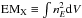 Mathematical equation: \hbox{${\rm EM_X} \equiv \int n_E^2 {\rm d}V$}