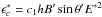Mathematical equation: \hbox{$\epsilon^*_c = c_1 h B'\sin{\theta'}E^{*2}$}