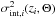 Mathematical equation: \hbox{$\sigma_{{\rm int},i}^2(z_i, \Theta)$}
