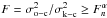 Mathematical equation: \hbox{$F = \sigma_\mathrm{o-c}^2/\sigma_\mathrm{k-c}^2 \ge F_n^{\alpha}$}