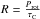 Mathematical equation: \hbox{$R=\frac{P_{\rm rot}}{\tau_{\rm C}}$}