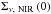 Mathematical equation: \hbox{$\Sigma_{\nu\mathrm{,~NIR}}\left(0\right)$}