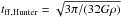 Mathematical equation: \hbox{$t_{\rm ff,Hunter}=\sqrt{3\pi/(32G\rho)}$}