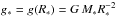 Mathematical equation: \hbox{$g_* = g(R_*) = G\,M_* R_*^{-2}$}