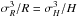 Mathematical equation: \hbox{$\sigma_R^3/R =\sigma_H^3/H$}