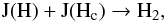 Mathematical equation: \appendix \setcounter{section}{2} \begin{eqnarray} \mathrm{J(H) + J(H_c) \rightarrow H_2}, \label{equation:H2_6305} \end{eqnarray}