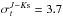 Mathematical equation: \hbox{$\sigma_{t}^{J-K{\rm s}}=3.7$}