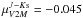 Mathematical equation: \hbox{$\mu_{V2M}^{J-K{\rm s}} = -0.045$}