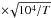 Mathematical equation: \hbox{$\times \! \sqrt{10^4/T}$}