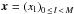 Mathematical equation: \hbox{$\bm{x} = \left( x_{\rm l} \right)_{0\, \leq\, l\, < \,M}$}