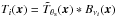 Mathematical equation: \hbox{$T_{i}({\vec x}) = \tilde{T}_{\theta_{\rm s}}({\vec x}) \ast B_{\nu_i}({\vec x})$}