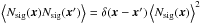 Mathematical equation: \hbox{$\left\langle N_{\rm sig}({\vec x})N_{\rm sig}({\vec x}')\right\rangle = \delta({\vec x}-{\vec x}')\left\langle N_{\rm sig}({\vec x})\right\rangle ^2$}