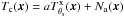 Mathematical equation: \hbox{$T_{\rm c}({\vec x}) = aT^{\rm{x}}_{\theta_{\rm s}}({\vec x}) + N_{\rm a}({\vec x})$}