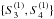 Mathematical equation: \hbox{$\{S^{(1)}_3, S^{(1)}_4\}$}