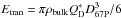 Mathematical equation: \hbox{$E_{\rm tran}=\pi\rho_{\rm bulk} Q_{\rm D}^* D_{\rm 67P}^3/6$}