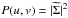 Mathematical equation: \hbox{$P(u,v)=|\widetilde{\Sigma}|^2$}