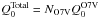 Mathematical equation: \hbox{$Q_0^{\mathrm{Total}} = {N}_{\mathrm{O7V}} Q_0^{\mathrm{O7V}} $}