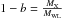 Mathematical equation: \hbox{$1-b=\frac{M_{\rm X}}{M_{\rm WL}}$}