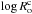 Mathematical equation: \hbox{$\log R_{\rm o}^{\rm c}$}