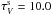 Mathematical equation: \hbox{$\tau_V^{\rm s} = 10.0$}