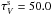 Mathematical equation: \hbox{$\tau_V^{\rm s} = 50.0$}