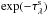 Mathematical equation: \hbox{$\exp (- \tau_\lambda^{\rm s})$}