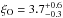 Mathematical equation: \hbox{$\xi_{\rm O}=3.7^{+0.6}_{-0.3}$}