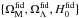 Mathematical equation: \hbox{$\{\Omega_{\rm M}^{\text{fid}},\Omega_{\Lambda}^{\text{fid}}, H_{0}^{\text{fid}}\}$}