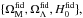 Mathematical equation: \hbox{$\{\Omega_{\rm M}^{\text{fid}},\Omega_{\Lambda}^{\text{fid}}, H_{0}^{\text{fid}}\},$}