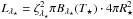 Mathematical equation: \hbox{$L_{\lambda_{\star}} = \zeta_{\lambda_{\star}}^2 \pi B_{\lambda_{\star}}(T_{\star}) \cdot 4\pi R_{\star}^2$}