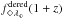Mathematical equation: \hbox{$f^{\rm dered}_{\Diamond\lambda_{\Diamond}} (1+z)$}